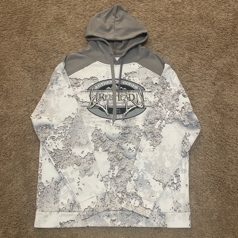 Redhead Brand Co. Unisex pullover white/gray size L brand new with no tags